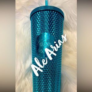 Starbucks blue chrome